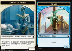 Anointer Priest (002) // Drake (018) Double-Sided Token